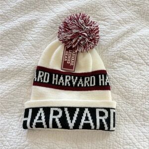 Harvard Beanie - White and Black